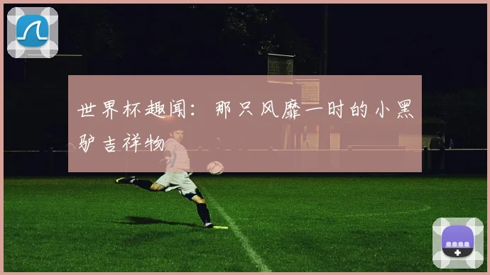 世界杯趣闻：那只风靡一时的小黑驴吉祥物